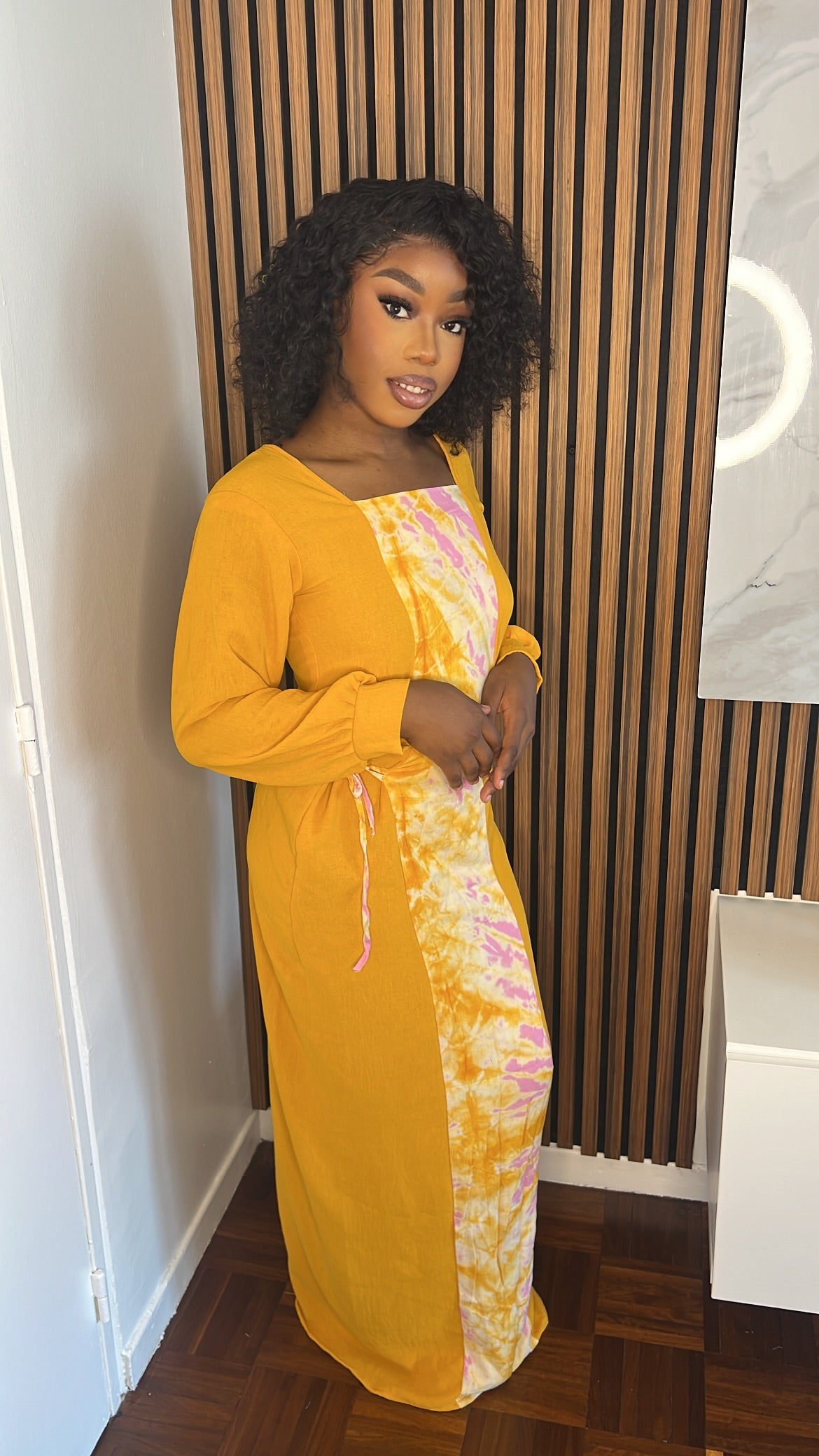 Robe Meulfeu jaune moutarde