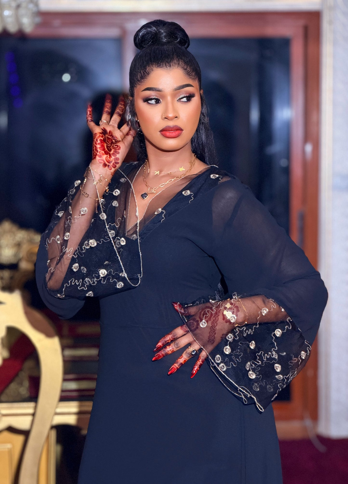 Robe duchesse noir