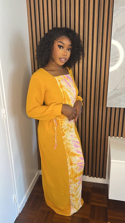 Robe Meulfeu jaune moutarde